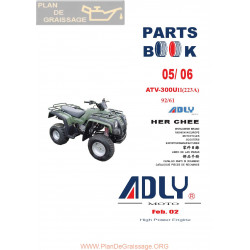 Adly 300 U Ii 223a 2005 2006 Parts List