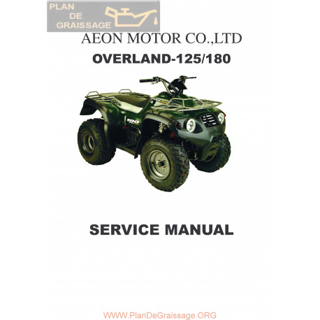 Aeon Overland 125 180 Manual De Reparatie