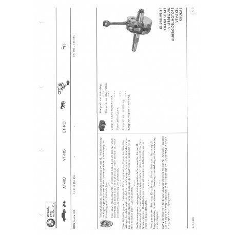 Bmw Vilbrequin De Rechange Org Isetta 300