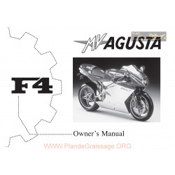 Agusta Mv F4 750 Manual De Utilizare