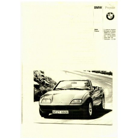 Bmw Z1 Revue De Presse