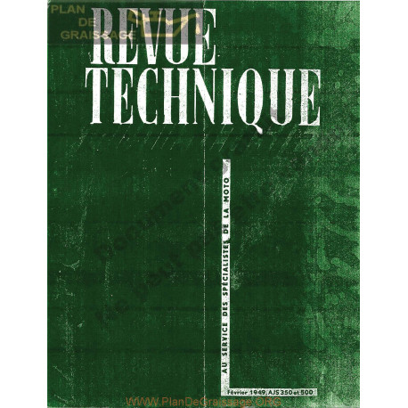 Ajs 350 500 1949 Manual De Reparatie