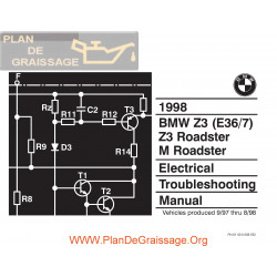 Bmw Z3 M 1998 Roadster Electrical Troubleshooting Manual
