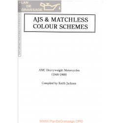 Ajs Matchless 1946 1968 Colour Schemes Keith Jackson