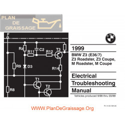 Bmw Z3 M Roadster Z3 M Coupe 1999 Electrical Troubleshooting Manual
