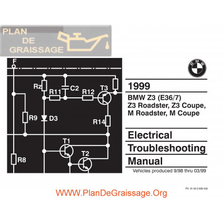 Bmw Z3 M Roadster Z3 M Coupe 1999 Electrical Troubleshooting Manual