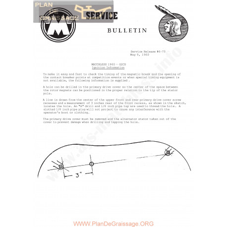 Ajs Service Bulletin 6 1973 1960 G2cs Ignition Information