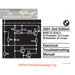 Bmw Z3 M Roadster Z3 M Coupe 2001 Electrical Troubleshooting Manual