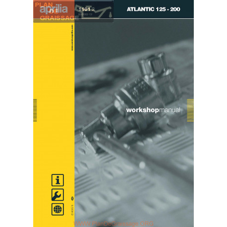Aprilia Atlantic 125 200 2002 Manual De Reparatie