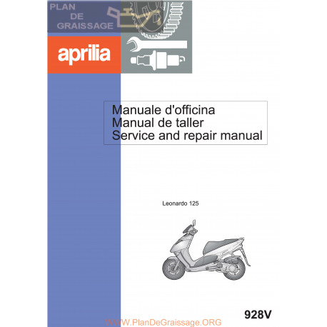 Aprilia Leonardo 125 1997 Manual De Reparatie
