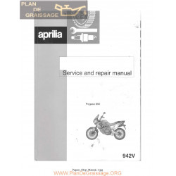 Aprilia Pegaso 650 1997 Manual De Intretinere