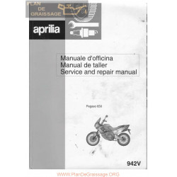 Aprilia Pegaso 650 642v Service Manual