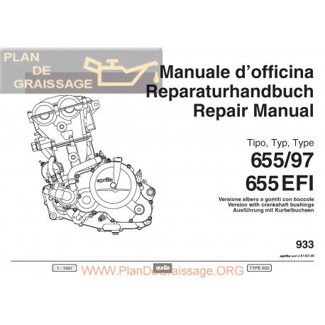 Aprilia Pegaso 655 97 Engine Repair Manual