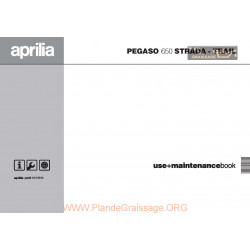 Aprilia Pegasostrada Trail650 Usermanual