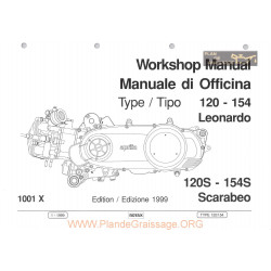 Aprilia Rotax 120 154 1999 Service Manual