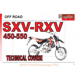 Aprilia Sxv Rxv 450 550 2003 Informatii Tehnice