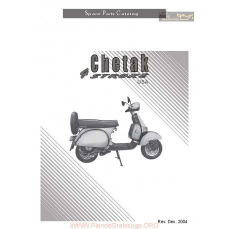 Bajaj Cheetak Parts List