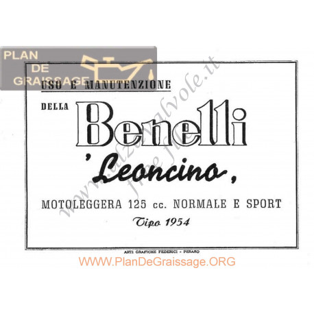 Benelli Leoncino 125cc E Mu 1954