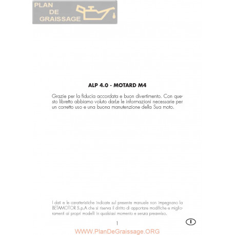 Beta Alp 4 M4 Manual De Reparatie