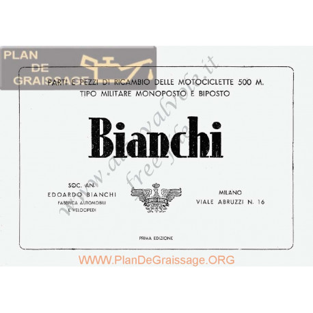 Bianchi 500m Vl Manuel Spare