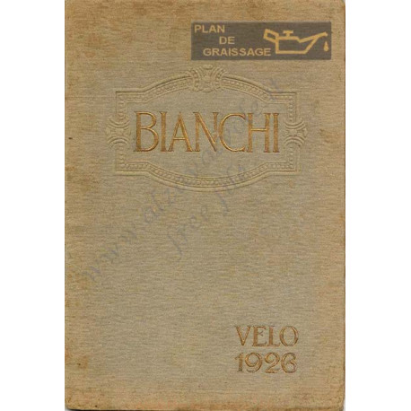 Bianchi Catalogue Velo 1926
