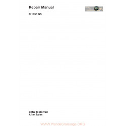 Bmw R1150 Gs Manual De Reparatie
