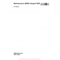 Bmw R1150 R Abs Manual De Intretinere