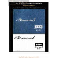Bmw R25 3 1953 Manual