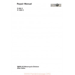 Bmw R850c R1200c Repair Manual