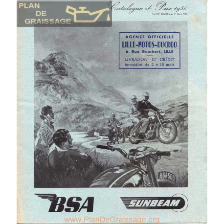 Bsa 1956 Monocylindre Manual De Intretinere