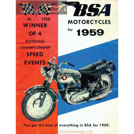 Bsa 1959 Manual De Intretinere