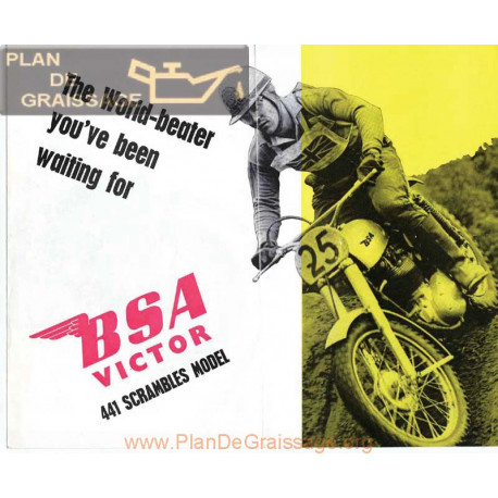 Bsa 1964 Manual De Intretinere