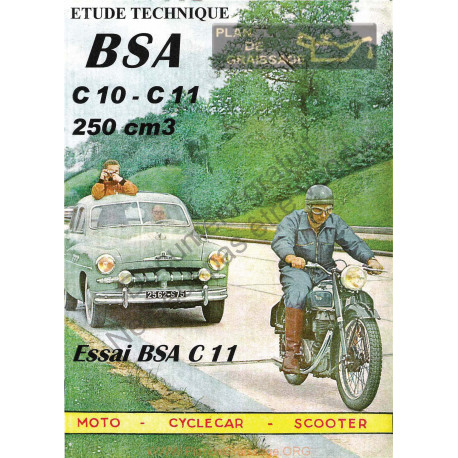 Bsa C10 C11 250cc Rt 1956