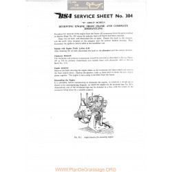 Bsa Service Sheet N 304 P1967 Engine Removal And Dismantling