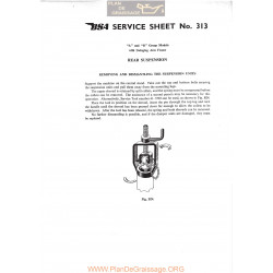 Bsa Service Sheet N 313 P1967 Swinging Arm Suspension