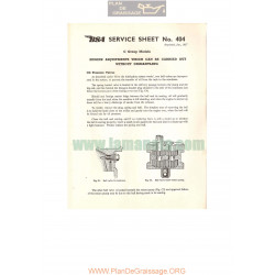Bsa Service Sheet N 404 P1957 Engine Adjustments Witch Can Be Carried Out Without Dismantling