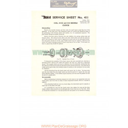 Bsa Service Sheet N 411 P1957 Clutch C10l C11g C12