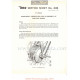 Bsa Service Sheet N 412b P1956 Desmontaje Y Montaje Carretes Y Frenos Modelos Grupo  C12 Ingles