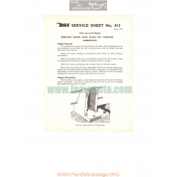 Bsa Service Sheet N 413 P1954 C10 C11g Dismantling Complete