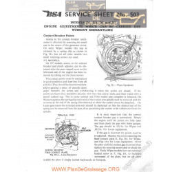 Bsa Service Sheet N 503 P1962 D1 D3 D5 D7 Dismantling Carried