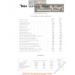 Bsa Service Sheet N 511 P1959 Workshop Data D1 D3