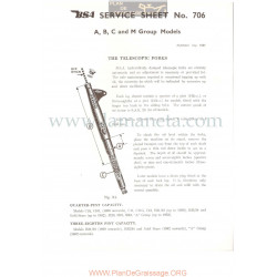 Bsa Service Sheet N 706 P1956 Horquilla Telescopica Modelos Grupo  A B C Y M Ingles