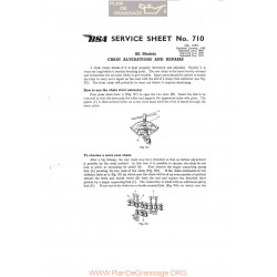 Bsa Service Sheet N 710 P1967 Chains   Alterations And Repairs