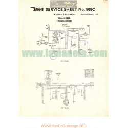 Bsa Service Sheet N 808c P1958 Wiring Diagrams C10l