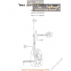 Bsa Service Sheet N 808e P1962 Wiring Diagrams Wipac Ac D Group