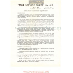 Bsa Service Sheet N 810 P1956 Wico Pacy Geni Mag Modelos Grupo D1 Ingles