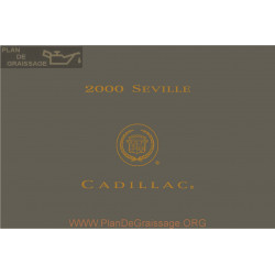 Cadillac 2000 Seville User Manual