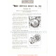 Bsa Service Sheet N 903 P1956 Montaje Y Desmontaje Encendido Modelo Dandy 70 Ingles