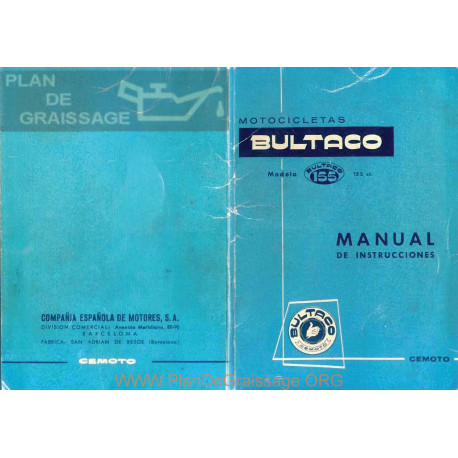 Bultaco Mercurio 155 Manual Instrucciones