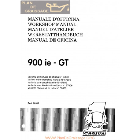 Cagiva 900 Ie Gt Cagiva 1991 Manual De Reparatie